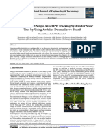 Time Lapse Based Single Axis MPP Tracking System For Solar Tree by Using Arduino Duemalinove Board