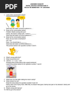 Asesmen Sumatif Bahasa Inggris Kelas 5 BAB 4