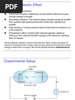 The Photoelectric Effect