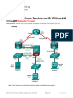 10.3.1.2 Lab - Configure AnyConnect Remote Access SSL VPN Using ASA 5505 ASDM - Instructor