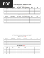 Criteria For Judging