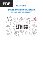 Topic 11 Ethic, Professionalism Social Responsibility