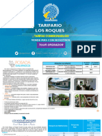 Tarifa Los Roques Comisionable 01 de JUNIO