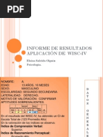 Ejemplo de Calificación de Wisc-Iv