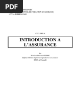 Cours D'introction A L'assurance - CPFA - PDF