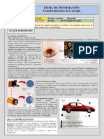 Ficha de Trabajo - Transformaciones Energéticas - 2do Grado