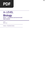 June 2015 MS - Unit 4 AQA Biology A-Level