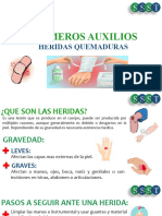 Primeros Auxilios Heridas - Quemaduras