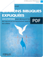 Citations Bibliques Expliquées 150 Citations Pour Découvrir Lensemble de L'oeuvre Et Se Familiariser Avec Tous Les Aspects de La Bible. (Pellistrandi, Christine)