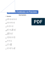 Ejercicios de Operaciones Combinadas