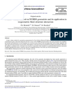 A Finite Volume Method On NURBS Geometries and Its Application in Isogeometric Fluid-Structure Interaction