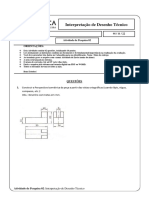 Atividade de Pesquisa 2 - Interpretação de Desenho Técnico (Evandro)