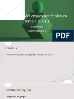 Pautas para La Exposición T2