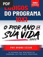 Amostra Ebook Códigos Do Programa 10x1 - Bruno César