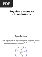 Ângulos e Arcos Na Circunferência