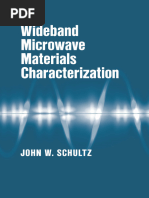 Wideband Microwave Materials Characterization 1630819468 9781630819460 Compress