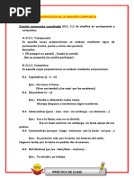 Clasificación de La Oración Compuesta