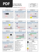 2022-23 BCSD at A Glance Calendar W PTC Days and BOE Mtgs 1