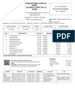 Distribuciones Jehová Jhire De: Blanca López de La Cruz: Factura Electrónica