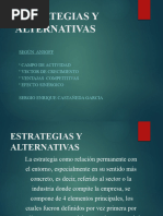 Tema 5 Estrategias y Alternativas