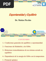 Clase 2 - Espontaneidad y Equilibrio