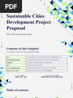 Sustainable Cities Development Project Proposal by Slidesgo