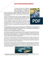 Texto El Problema de La Contaminación Por Plástico