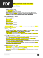 ISTQB Foundation Level Summary by Mohamed Emad