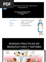 Buenas Practicas de Manufactura Sistema Haccp