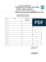 Daftar Hadir Rapat Visi Misi Terbaru