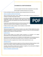 29 Derechos Humanos de La Constitución Mexicana