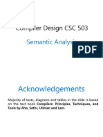 Semantic Analysis