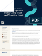 Q1 2023 Fintech Payments Public Comp Sheet and Valuation Guide