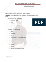 Strength Duration Curves Procedure