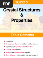 Crystal Structure and Properties