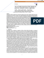 Flexural Properties of Unidirectional Enset Fiber Reinforced Epoxy Composite For Automotive Interior Application