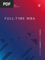 2021 Full Time MBA Viewbook - STP