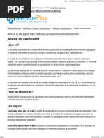 Aceite de Cacahuete MedlinePlus Suplementos