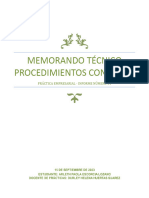 Memorando Tecnico 1