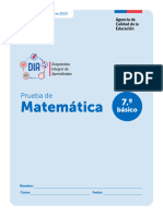 Prueba Matematica Cierre 2023 7 Basico