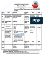 Planificación Diaria de Primaria - Artistica 6to