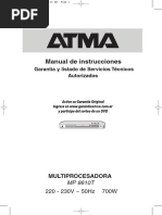 Manual Atma MP 8610T