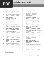 Pre Int Intermediate - PlacementTest