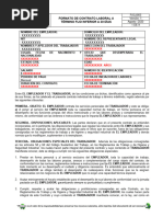 F (GJ) 003 Formato de Contrato Laboral A Término Fijo Inferior A 30 Días