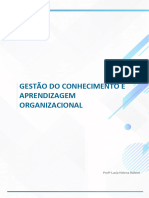 Gestão Do Conhecimento e Aprendizagem Organizacional TEMA 1