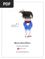 Detective Conan Free Pattern by Latea World Designs