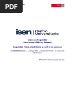 UD1 La Seguridad. Seguridad Física y Electrónica