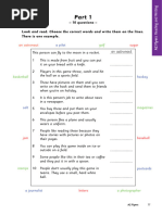 Level 4 Final Reading and Writing