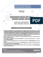 2° GRAN Simulado - CNU - Concurso Nacional Unificado - Conhecimentos Básicos (Pré-Edital)