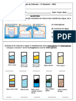 AVALIAÇÃO Ciencias